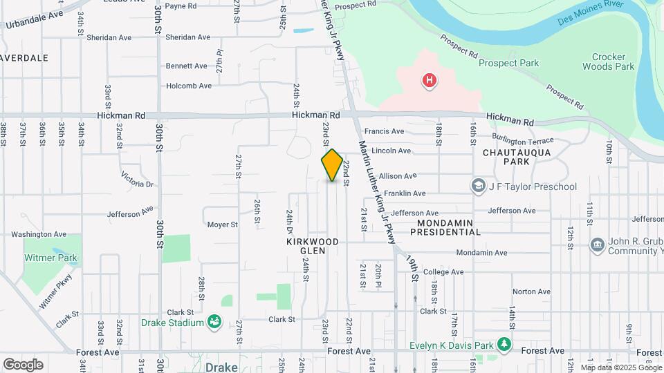 1905 23rd St Map and Location Details