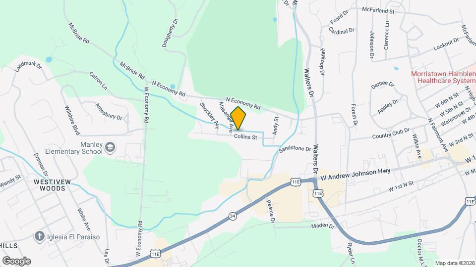 2136 Collins St Map and Location Details