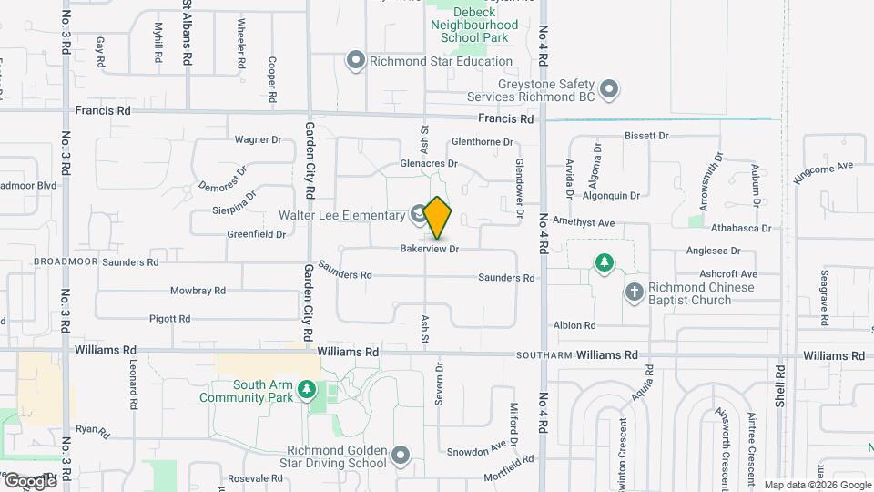 9531 Bakerview Dr Map and Location Details