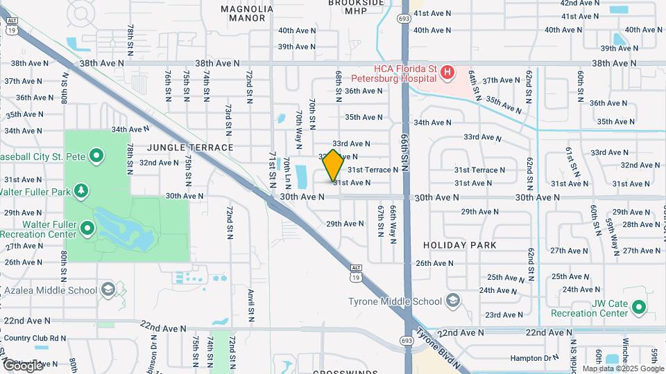 6822 31st Ave N Map and Location Details