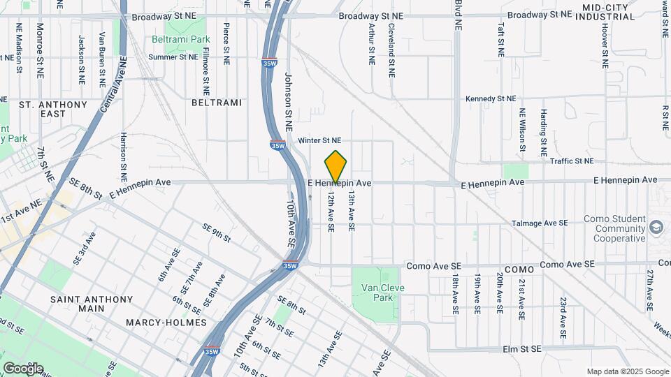 1114 12th Ave SE Map and Location Details