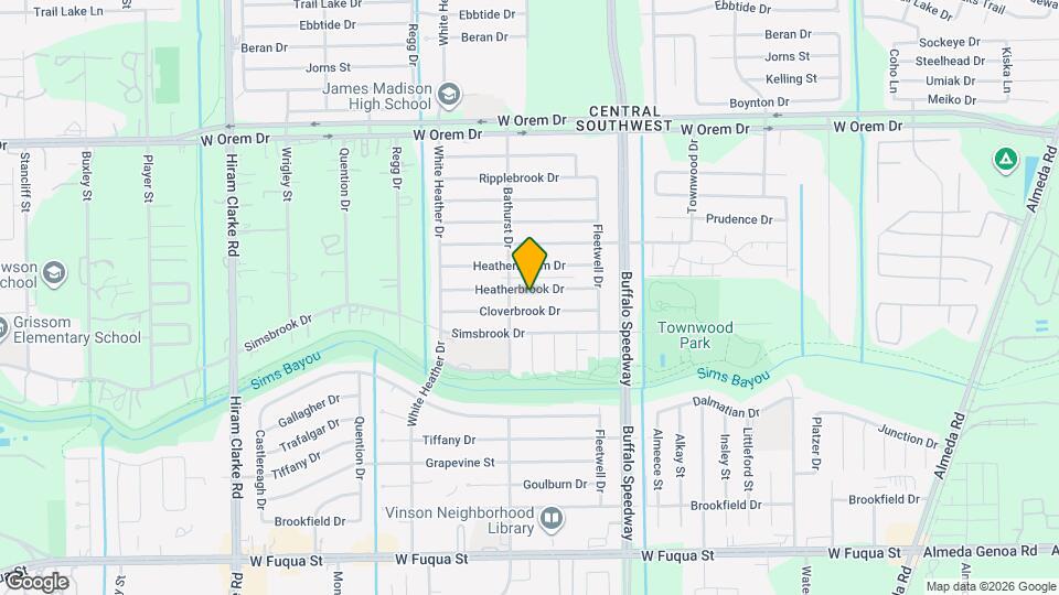 3819 Heatherbrook Dr Map and Location Details
