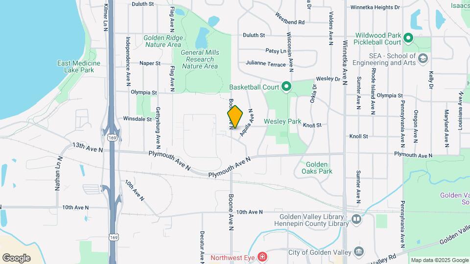 1420 Boone Ave N Map and Location Details