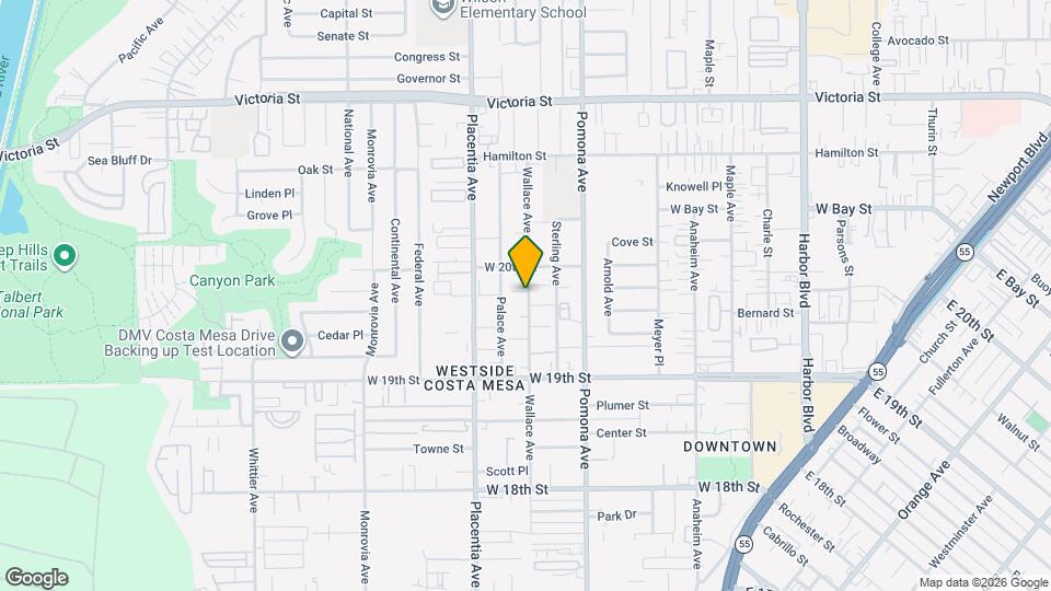 Costa Mesa Family Village Map and Location Details
