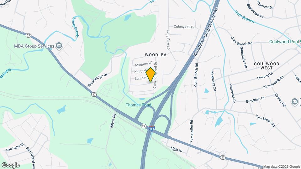 821 Old Forester Ln Map and Location Details