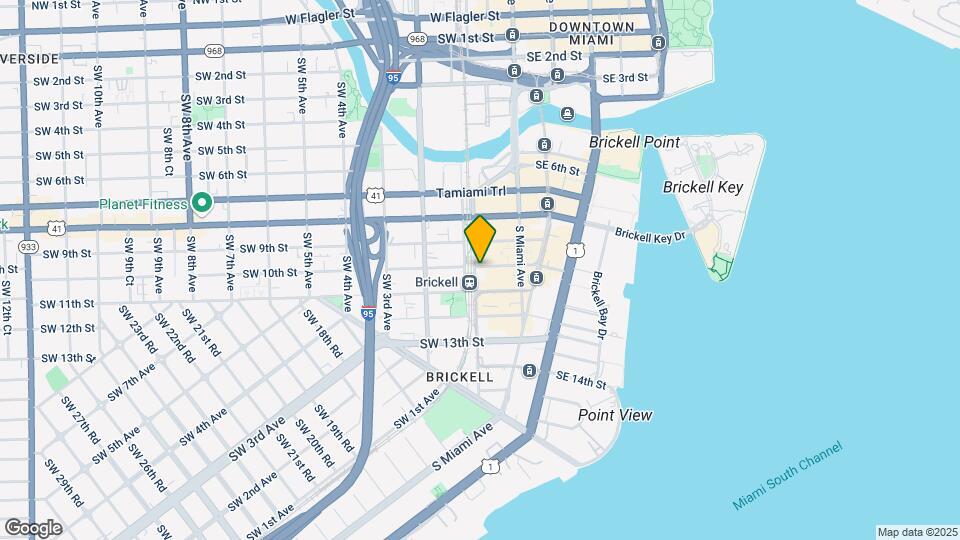 88 SW 10th St, Unit 2111 Map and Location Details