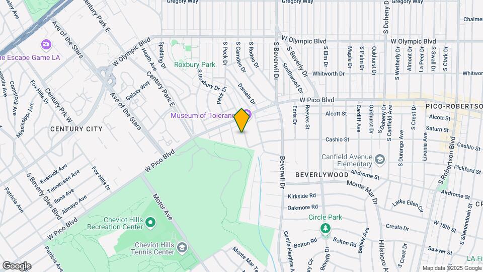 1441 Roxbury Dr Map and Location Details