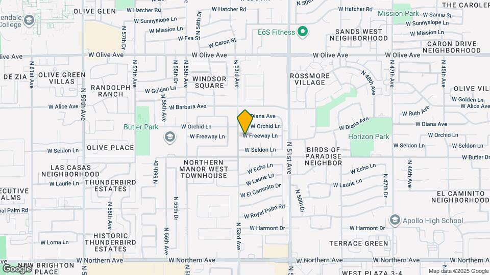 5239 W Freeway Ln Map and Location Details