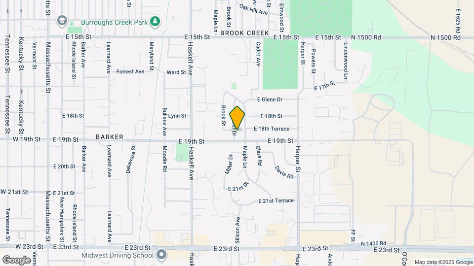 1824 Miller Dr Mapa y Detalles de la Ubicación
