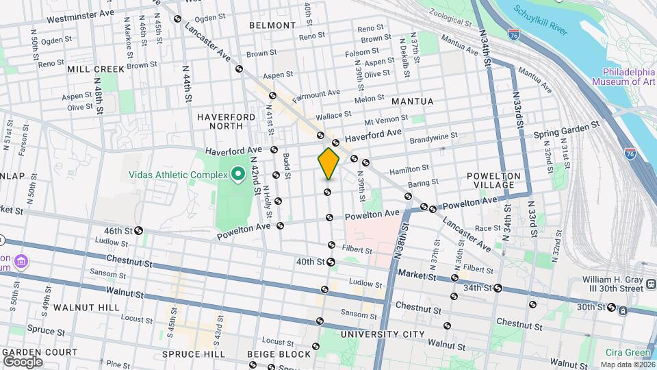 406 N 40th St, Unit Apt B Map and Location Details
