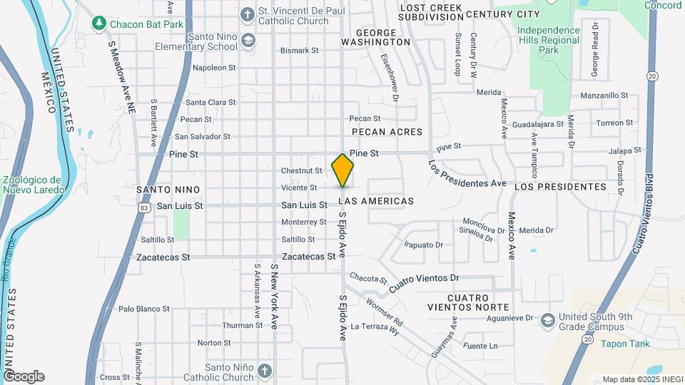 2119 S Ejido Ave Map and Location Details