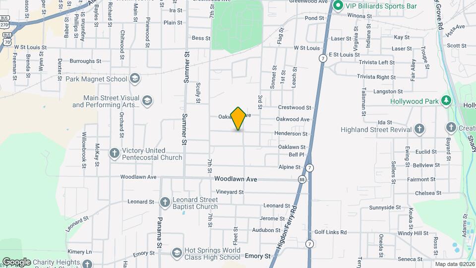 405 Henderson St Map and Location Details