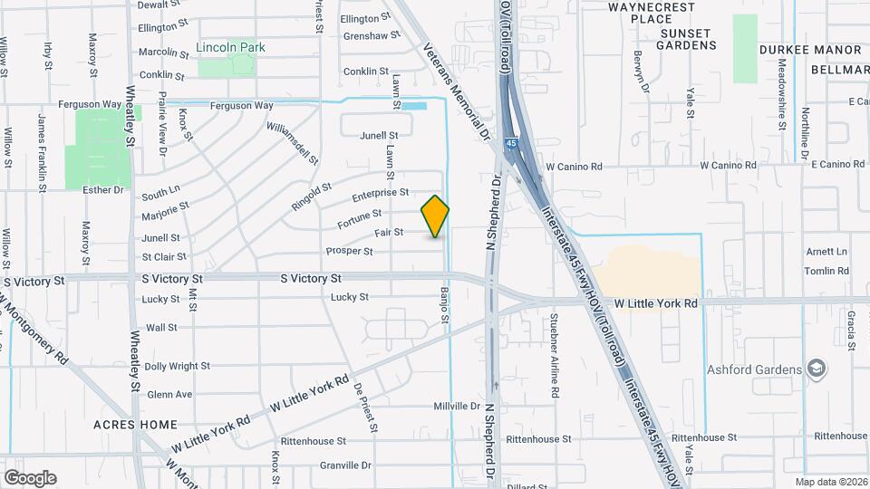 754 Prosper St Map and Location Details