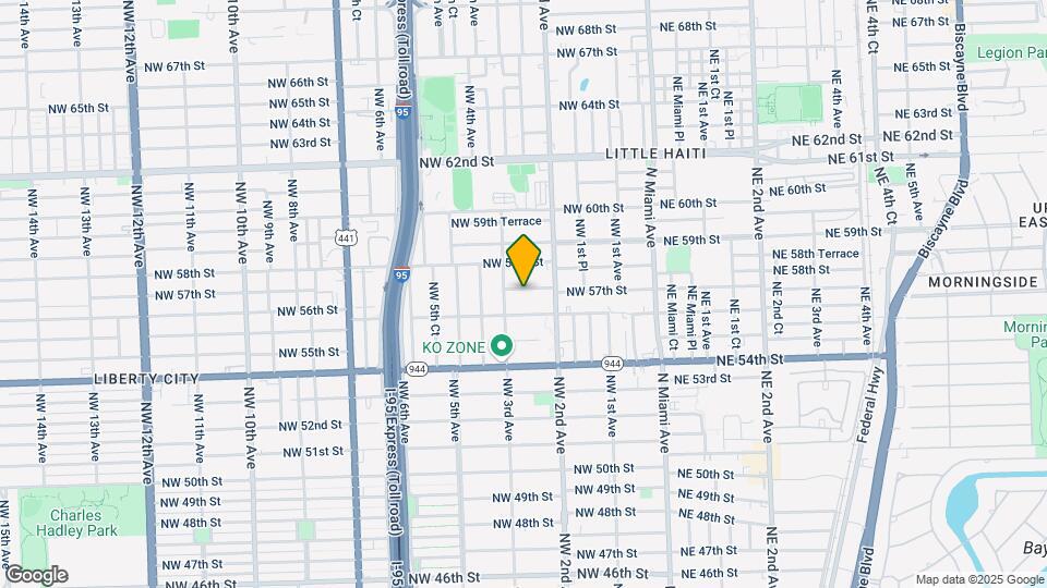 256 NW 57th St Map and Location Details