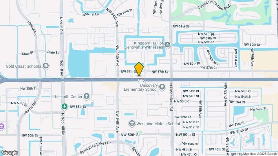 9135 W Commercial Blvd Mapa y Detalles de la Ubicación