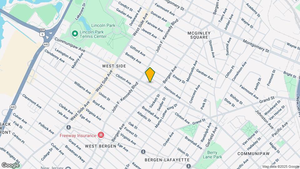 688 Communipaw Ave Mapa y Detalles de la Ubicación