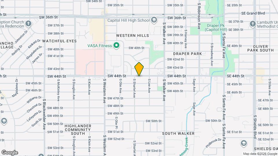 632 SW 44th St Map and Location Details