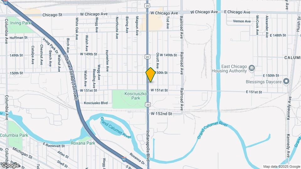 5033 Indianapolis Blvd Mapa y Detalles de la Ubicación