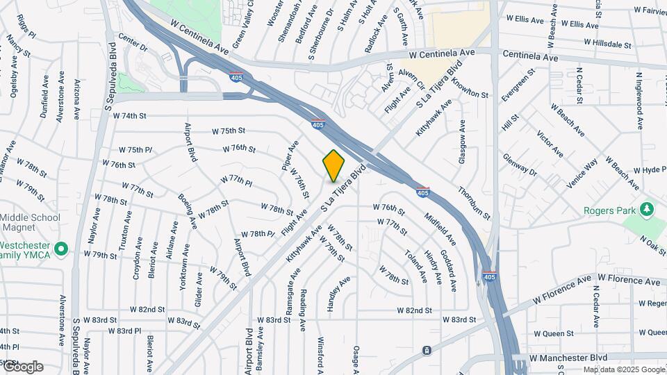 7413 La Tijera Blvd Map and Location Details