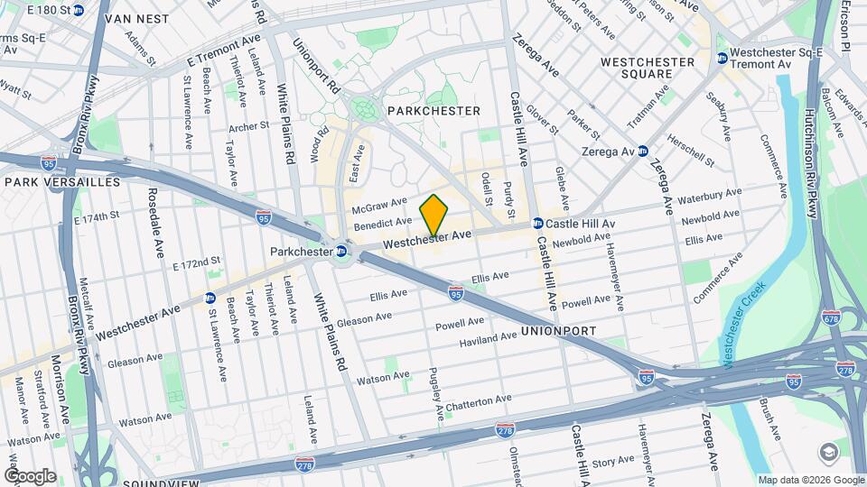 2026 Westchester Ave, Unit 2Y Map and Location Details