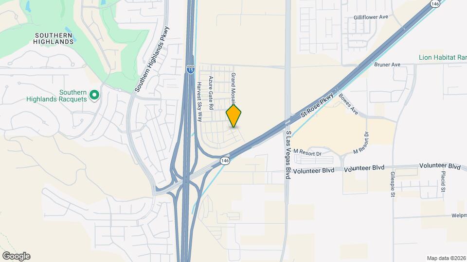 2710 Yellow Blaze Wy Mapa y Detalles de la Ubicación