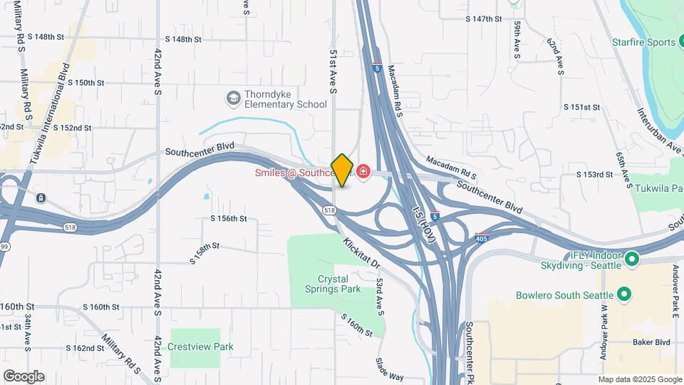 Furnished Studio-Seattle - Tukwila Map and Location Details