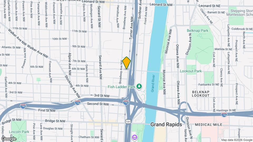 731 Turner Ave NW Map and Location Details