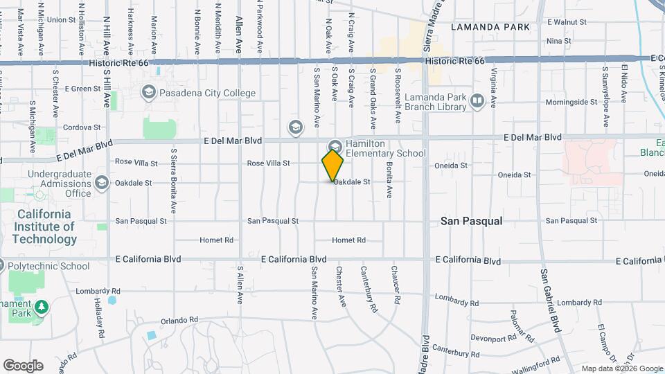 367 S Oak Ave Map and Location Details