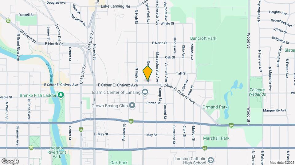 1033 E Cesar E Chavez Ave Map and Location Details