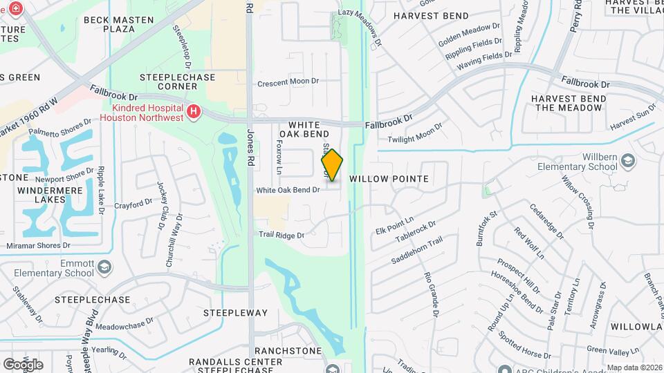 10202 Staghill Dr Mapa y Detalles de la Ubicación