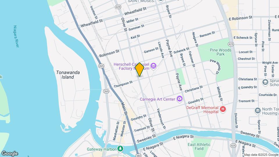 235 Oliver St Mapa y Detalles de la Ubicación