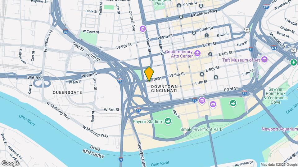 335 W 5th St Map and Location Details