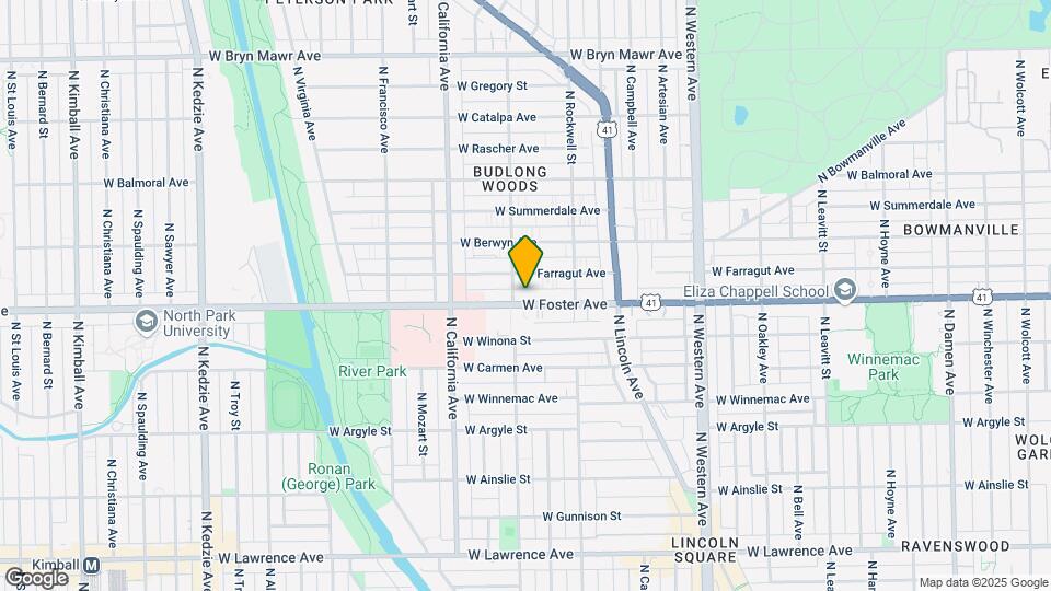 2648 W Foster Ave Map and Location Details