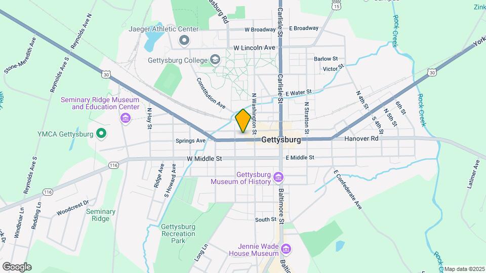 133 Chambersburg St Map and Location Details