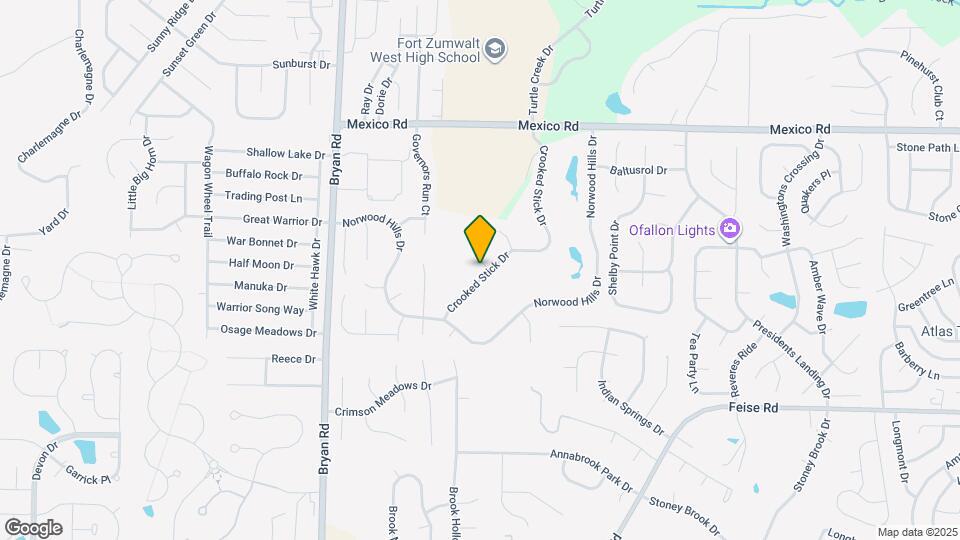1431 Crooked Stick Dr Map and Location Details