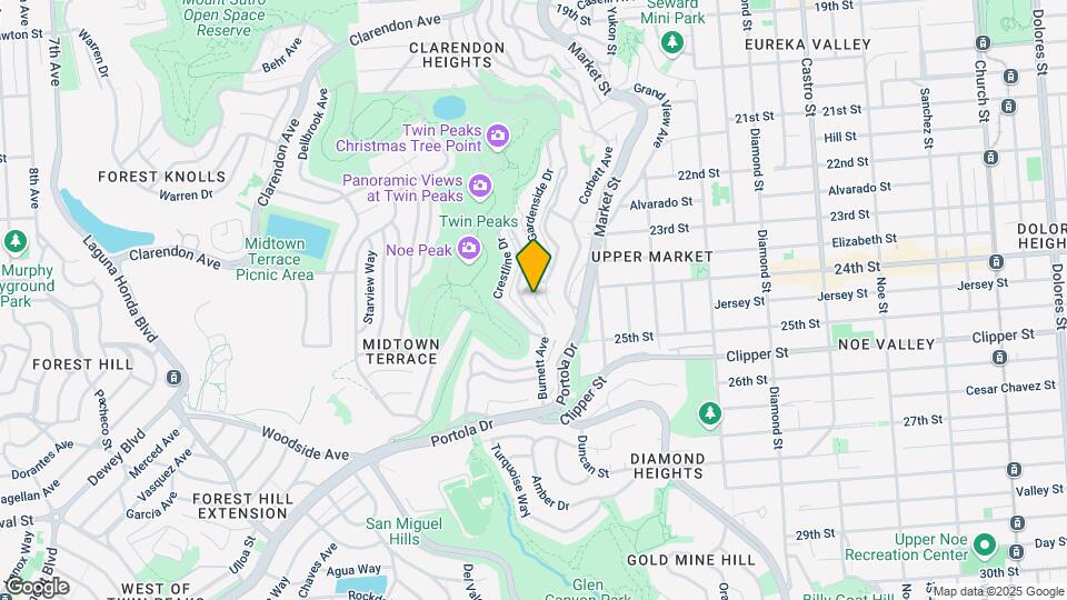 755 Burnett Ave Map and Location Details