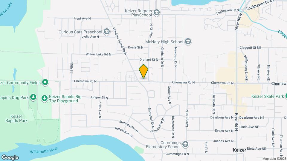 931 Chemawa Rd N Map and Location Details