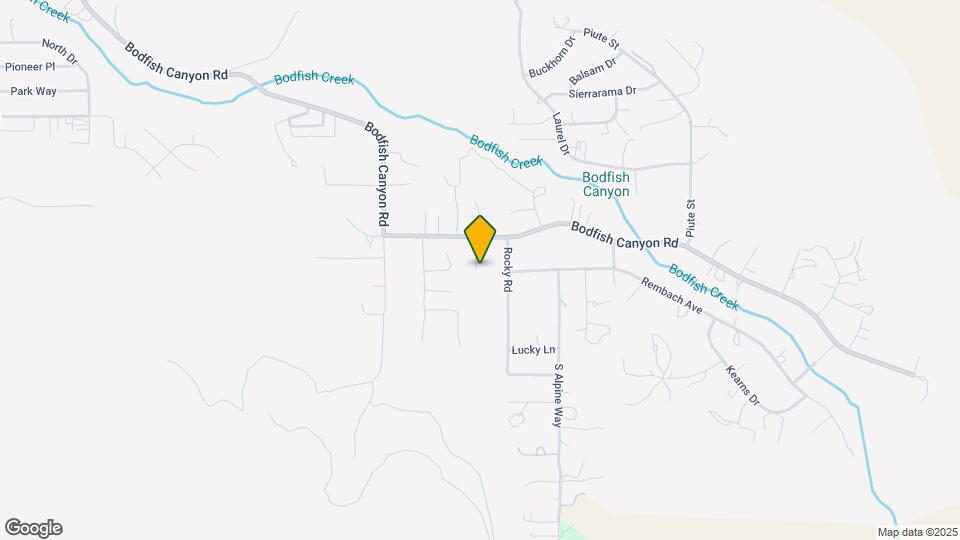 1728 Bodfish Canyon Rd Map and Location Details