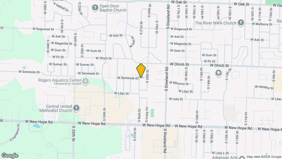 1701 S Beth Dr Map and Location Details
