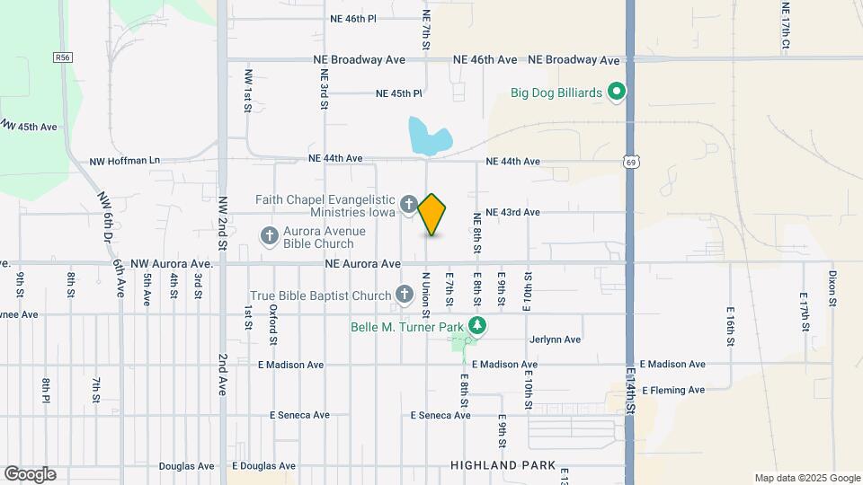 4241 NE 7th St Map and Location Details