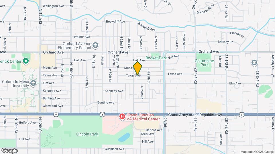 2325 Texas Ave Map and Location Details