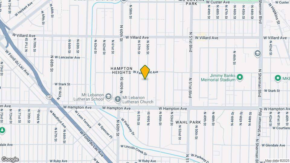 4941 N 56th St Map and Location Details