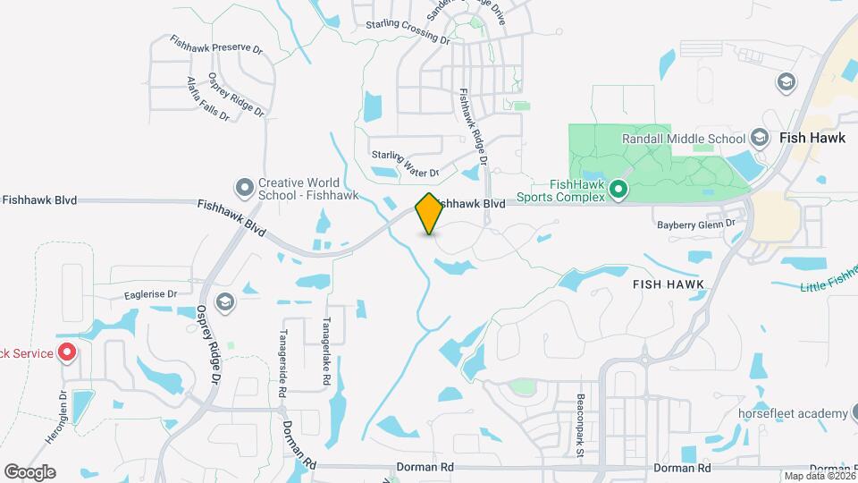 5878 Fishhawk Ridge Dr Map and Location Details