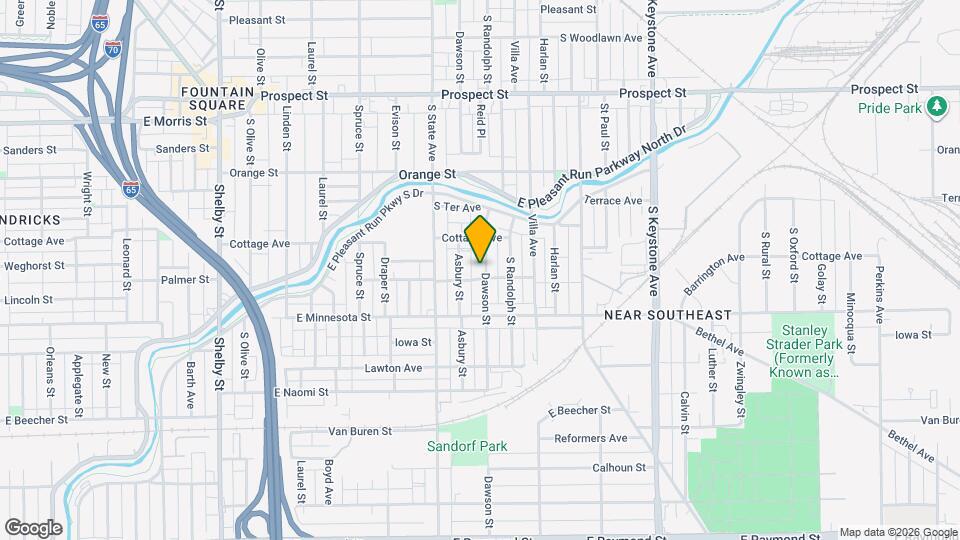 1536 Dawson St Map and Location Details
