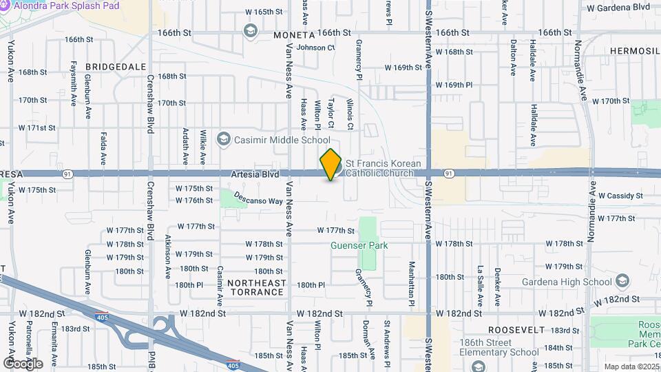 2056 Artesia Blvd Map and Location Details