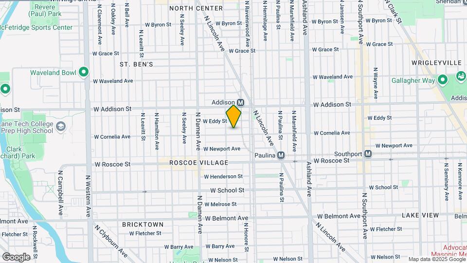 1850 W Cornelia Ave, Unit 1 Mapa y Detalles de la Ubicación
