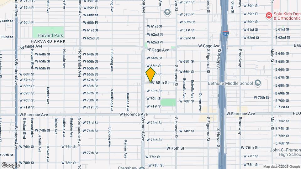 938 W 68th St Map and Location Details
