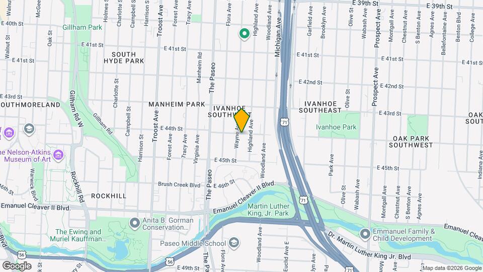 4401 Wayne Ave Map and Location Details