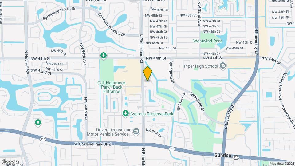 4005 NW 87th Ave Map and Location Details