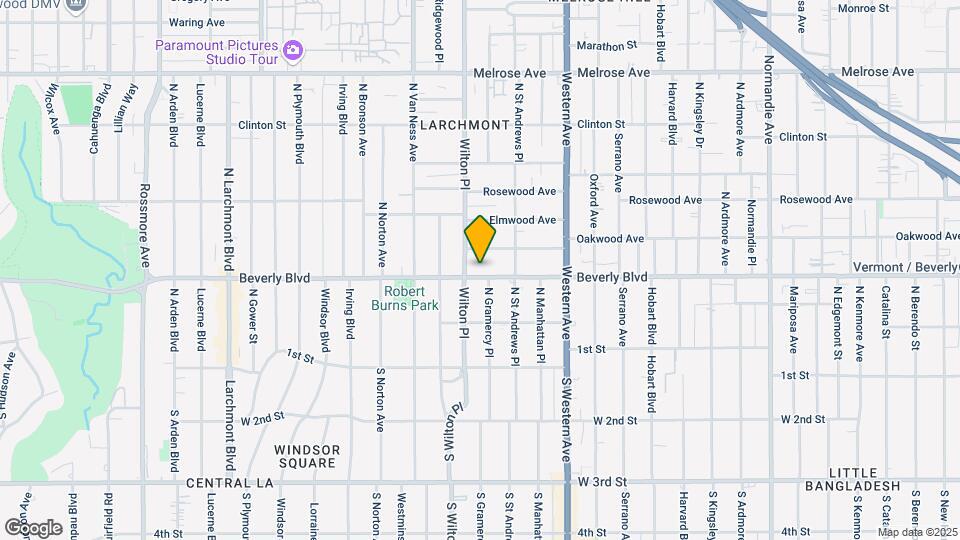 4743 Beverly Blvd Map and Location Details